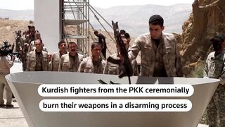 PKK Fighters Disarm in Historic Ceremony in Northern Iraq