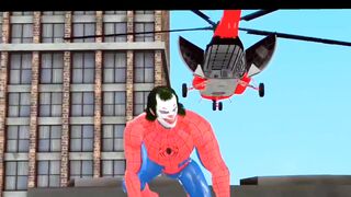 Spider-Man Angel  vs Devil Challenge! Shark Spider-Man in GTA 5 Superhero Fun Moments