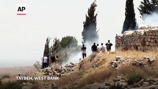 Israeli settlers set fires near ancient church in Taybeh, West