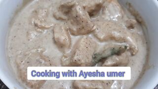 Chicken white karahi recipe