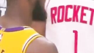 When LeBron told Jabari Smith Jr he PLAYED with his DAD
