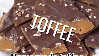 Home made toffee