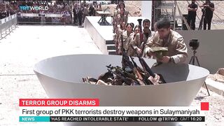 PKK Begins Historic Disarmament in Sulaymaniyah