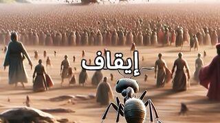 كيف أوقفت نملة جيشا بأكمله