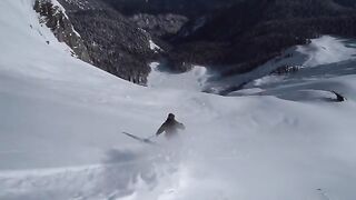 Ice skiing