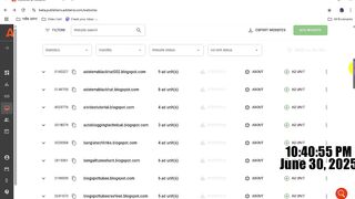 How To Export Websites List from Adsterra Account