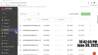 How To Website Move To Visible or Move To Hiden on Adsterra Account
