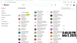 How To Use YouTube Channel Switcher and All Channels List on YouTube