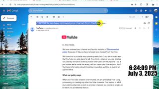 we have removed your channel from YouTube How To Appeal For Back YouTube Channel