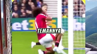 Niatnya bantu, eh malah colong gol temen sendiri!