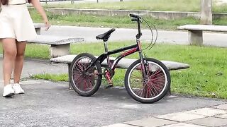 Le vélo avec un final