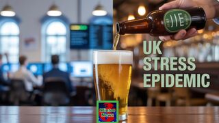 Nearly 64 of UK workers are turning to drink because of job stress, according to a new survey