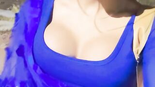 Naughty girl making fun 12