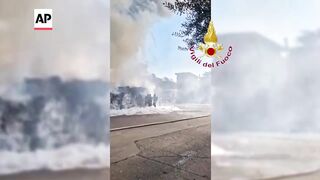 At least 20 people injured after gas station explodes in