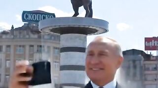 ХУМОР  ПУТИН В СКОПИЕ