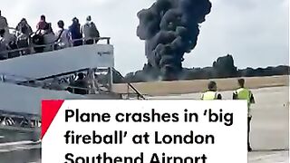 Plane Crashes at London Airport