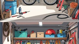 Find the Hidden Change in This Bike  Tools Garage Puzzle!