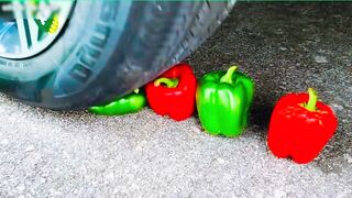 Carro vs Coisas Crocantes e Macias! Experimentos Esmagando Carro! Carro vs Sprite, Coca-Cola, Fanta
