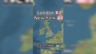 London to New York Flight Path  Travel FlightRoute Transatlantic Aviation