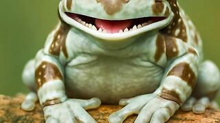 Amazon Milk Frog  Vibrant Eyes in the Rainforest