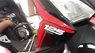 sincronzado y lavado del carburador de kymco 125