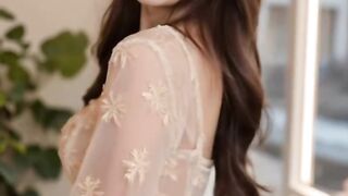 Sweet Woman With Soft Face and Skin