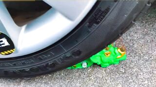Experimentos Esmagadores! Carro vs Coisas Crocantes e Macias! Coca-Cola, Fanta, Mirinda, Mnt Dew 3