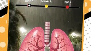 Mana ini perokok di coba dulu paru-paru nya