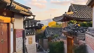 Bukchon Hanok Village, Jongno District, Seoul, South Korea