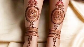 Full foot mehndi design 2
