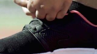 how to bind laces in sports shoes