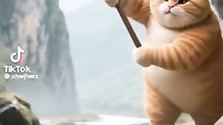 Cartoon Fatorangcat