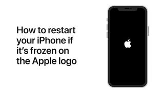 How to restart your iPhone if it’s frozen on the Apple logo — Apple Support