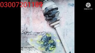 CV rubber boot replacement using split rubber New axle boot fitting