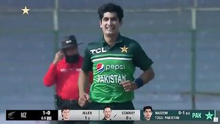 Naseem Shah | Pakistan vs New Zealand | 1st ODI 2023