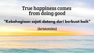 Kebahagiaan sejati 2