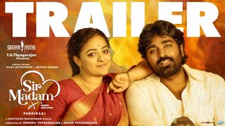 Sir Madam (Telugu) - Trailer  Vijay Sethupathi, Nithya Menen  Pandiraaj  Santhosh Narayanan