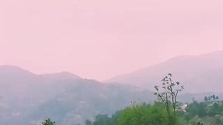 Beautiful weather view point of Kashmir