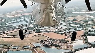 HISTORY MADE! Verticals VX4 eVTOL Completes First Airport-to-Airport Flight in Europe! (RIAT 2025 Display)
