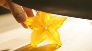 Hypnotic Glass Fruit Slicing  Oddly Satisfying ASMR (No Talking) 2