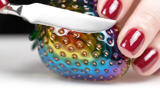 Vibrant Rainbow Fruit Cutting  Satisfying ASMR for Sleep  Relaxation 2