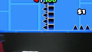 Impossible 100 Clicks?  109 in Geometry Dash