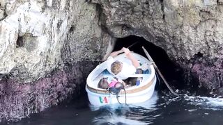 POV Next stop on the trip-Italys Blue Grotto.
