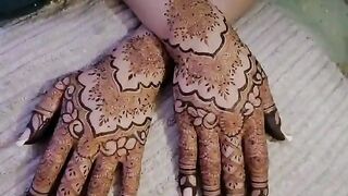 Full baridel mahndi design