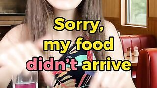 sorry my food didnt arrive