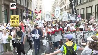 Good Trouble Lives On- Protesters march against Trumps
