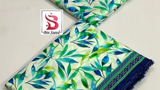 Faisalabad Collection BIN SAEED 2Pc Printed Original Collection