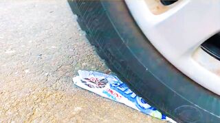 PEPSI BALLOON VS CAR, Coca Cola Zero, PowerAde, Fanta, Sprite, Fruko e Mentos Diff Underground