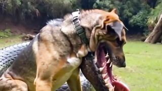 AI or Real? Meet the Crocodile-Mouthed Dog!