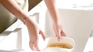 Say Goodbye to Messy Draining with This Genius Kitchen Basket!